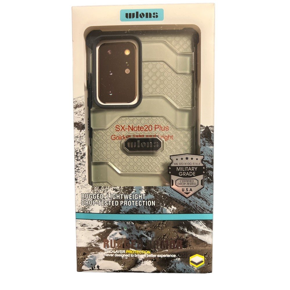 NOTE 20 PLUS PHONE CASE-MILITARY GRADE-CLEAR-LIGHT WEIGHT-DROP TESTED